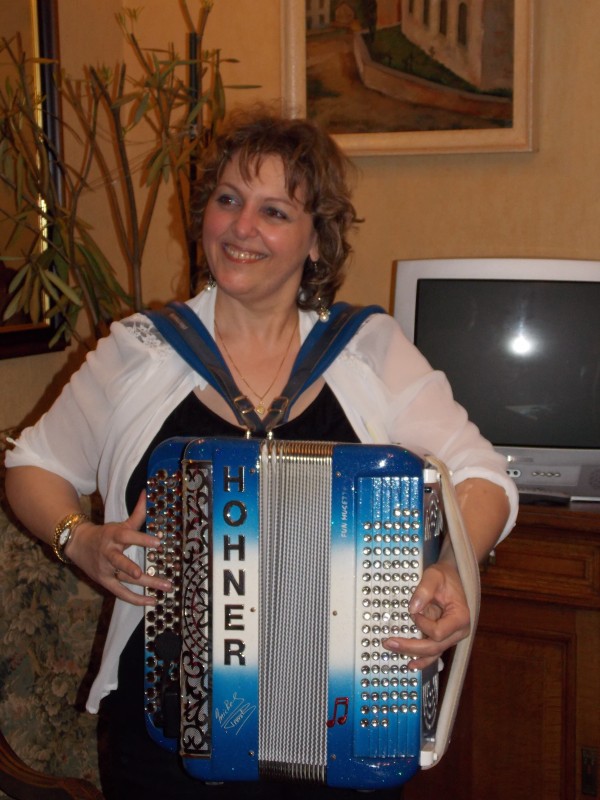 accordeon, erika, musique, fete