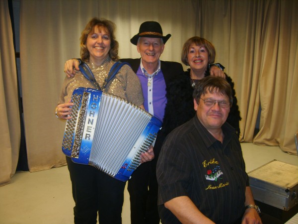 accordeon, erika, musique, fete, the, dansant,