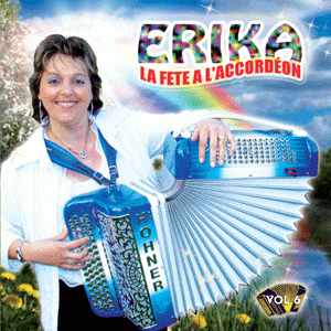 accordeon, erika, musique, cd, dvd