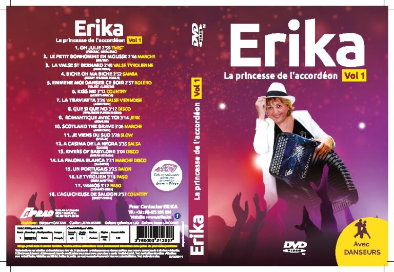 Erika la Princesse de l'Accordéon – Un site utilisant S.P.T.J.A. a.s.b.l.